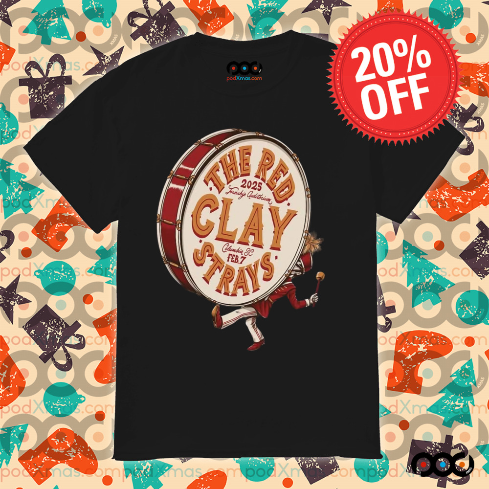 The Red Clay Strays Feb 7 2025 At Township Auditorium In Columbia Sc Tour Shirt
