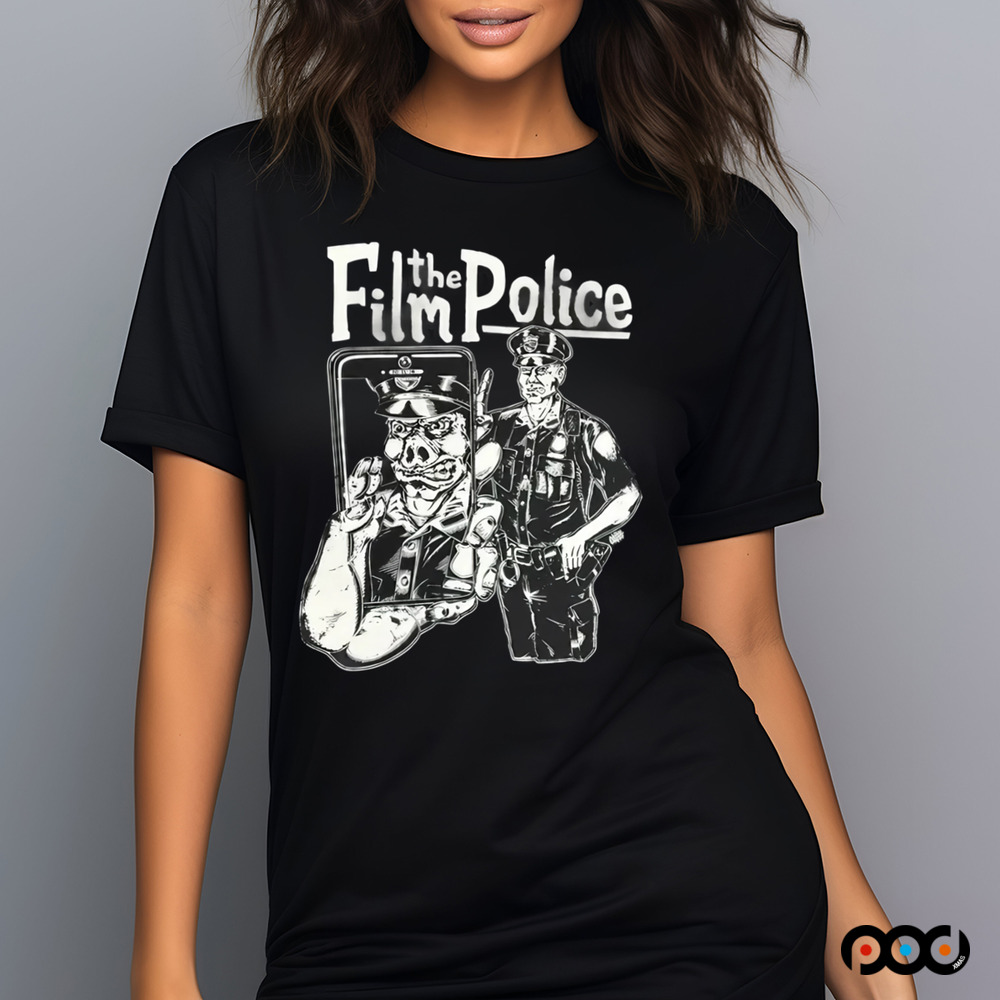 The film police police officer turned into a pig shirt The film police police officer turned into a pig shirt
