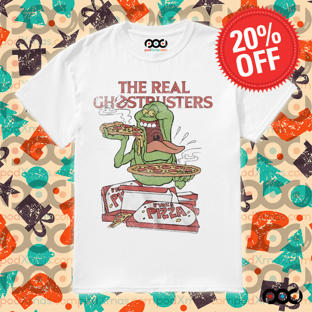 The real ghostbusters pizza shirt