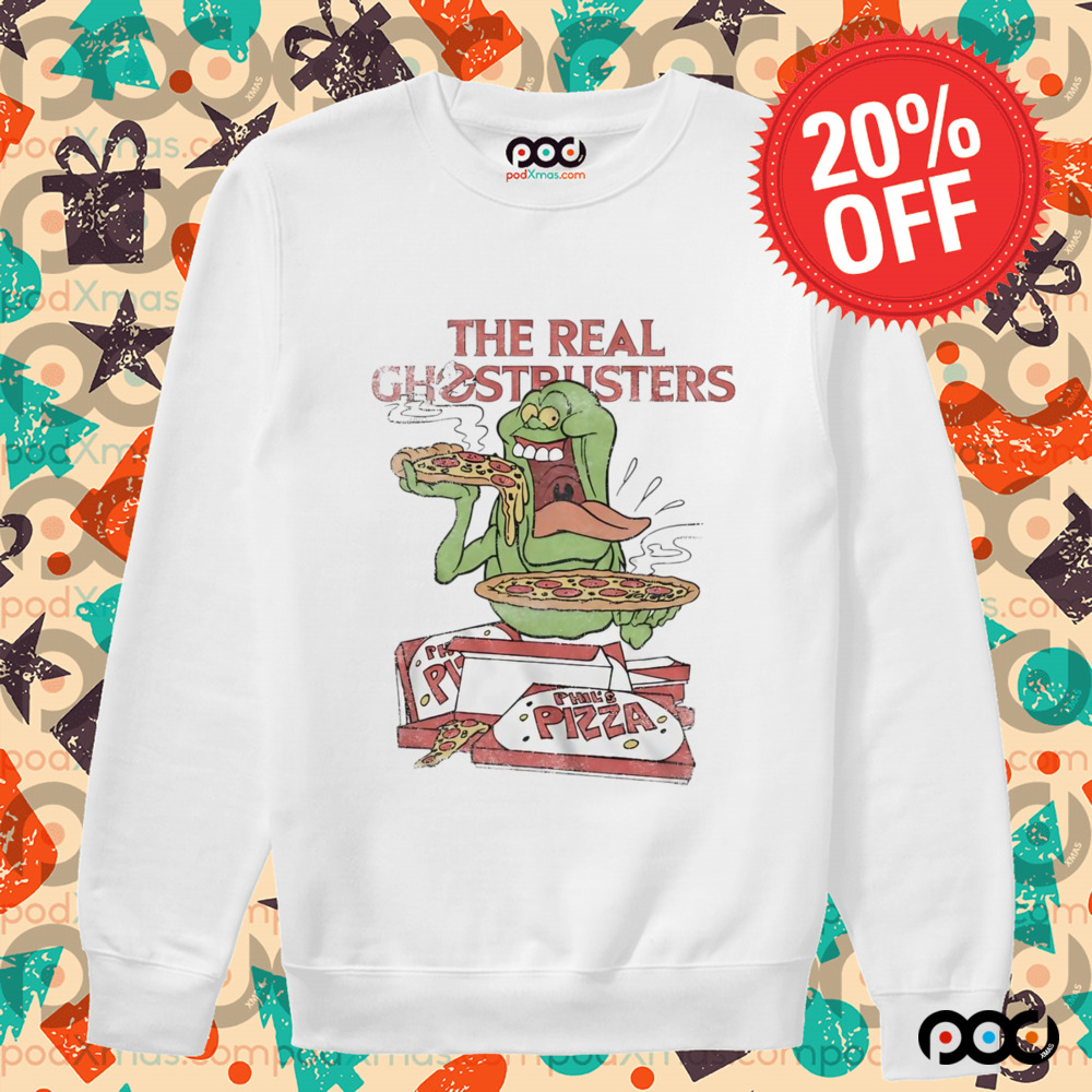 The real ghostbusters pizza shirt