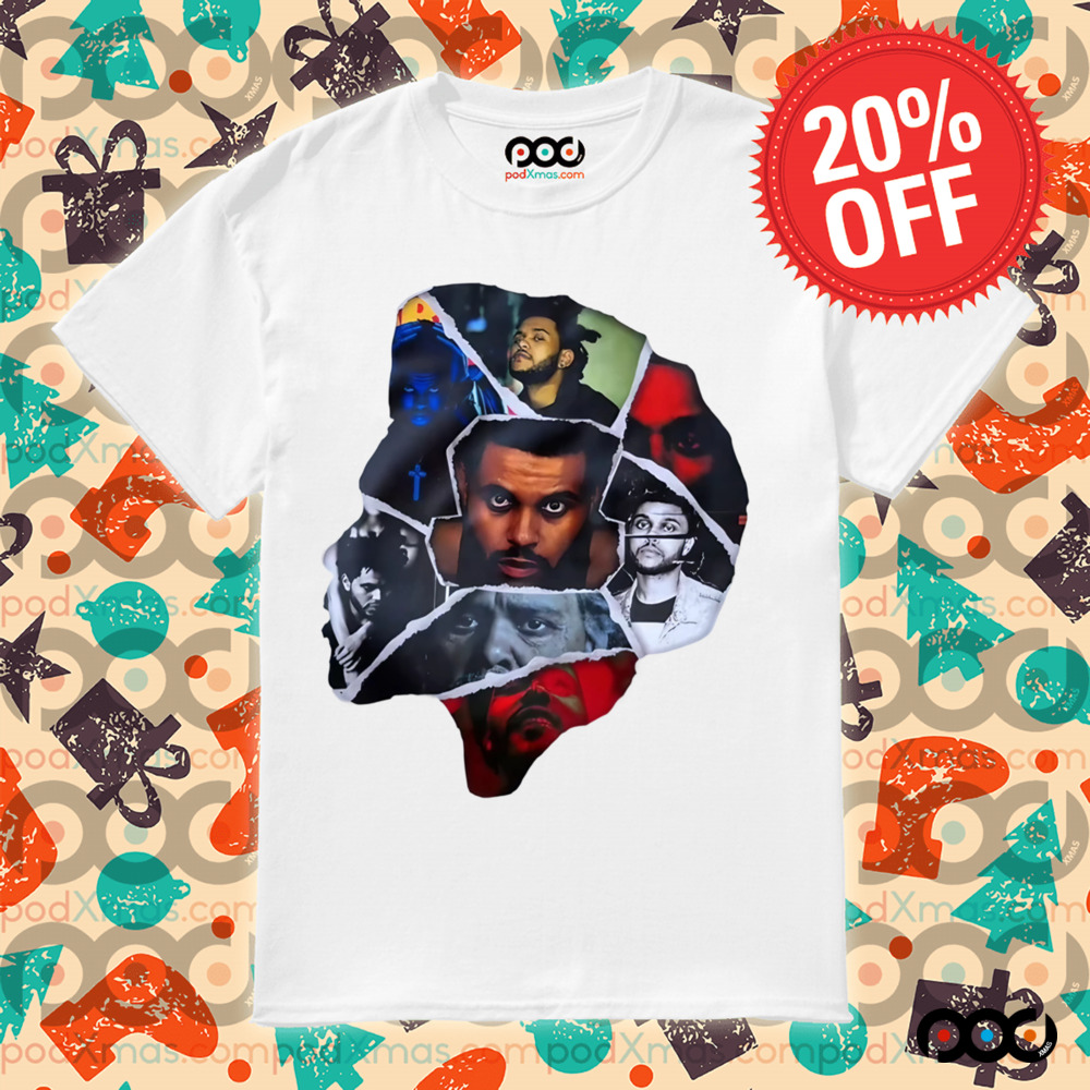 The weeknd head albums shirt