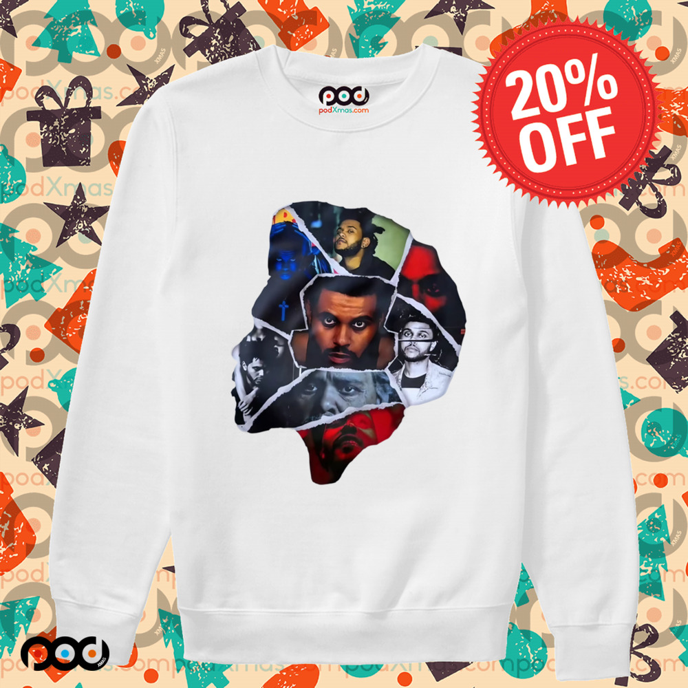 The weeknd head albums shirt