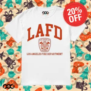 Tom Brady Wearing Lafd Los Angeles Fire Department Shirt