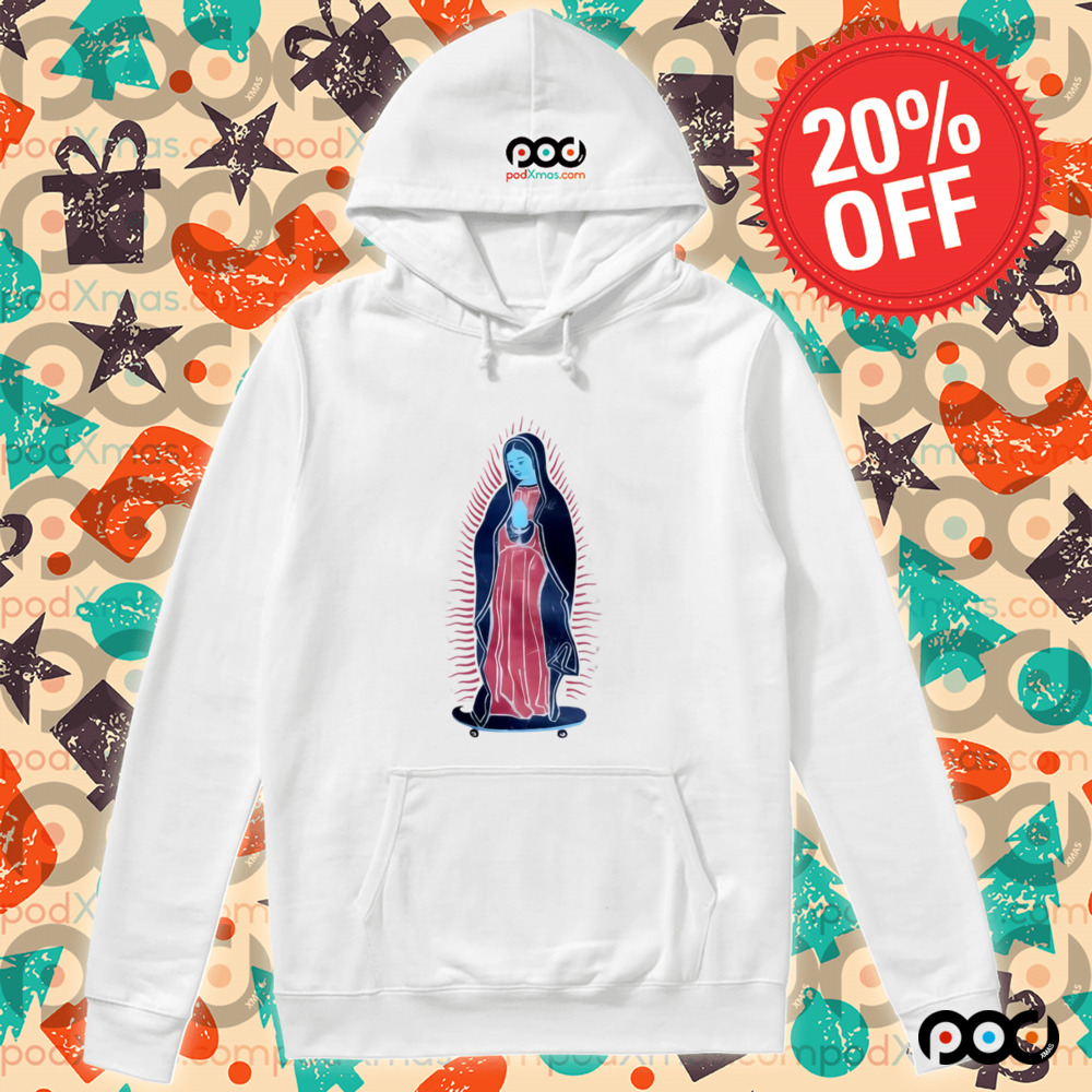Our Lady Of Guadalupe On Skateboard Shirt