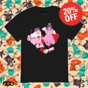 Valentines Cut And Sew Wide-Body Shirt