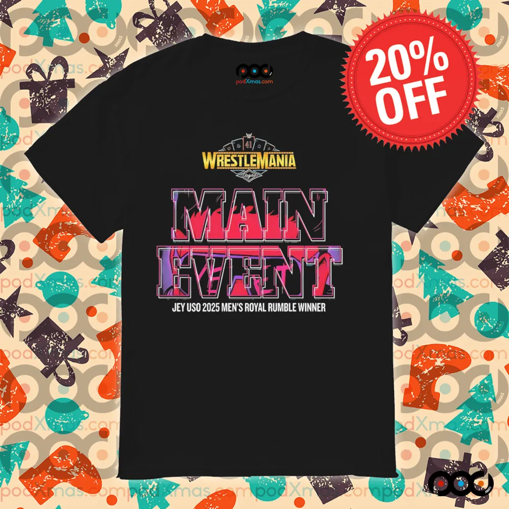 WWE Main Event Jey Uso 2025 Men’s Royal Rumble Winner shirt