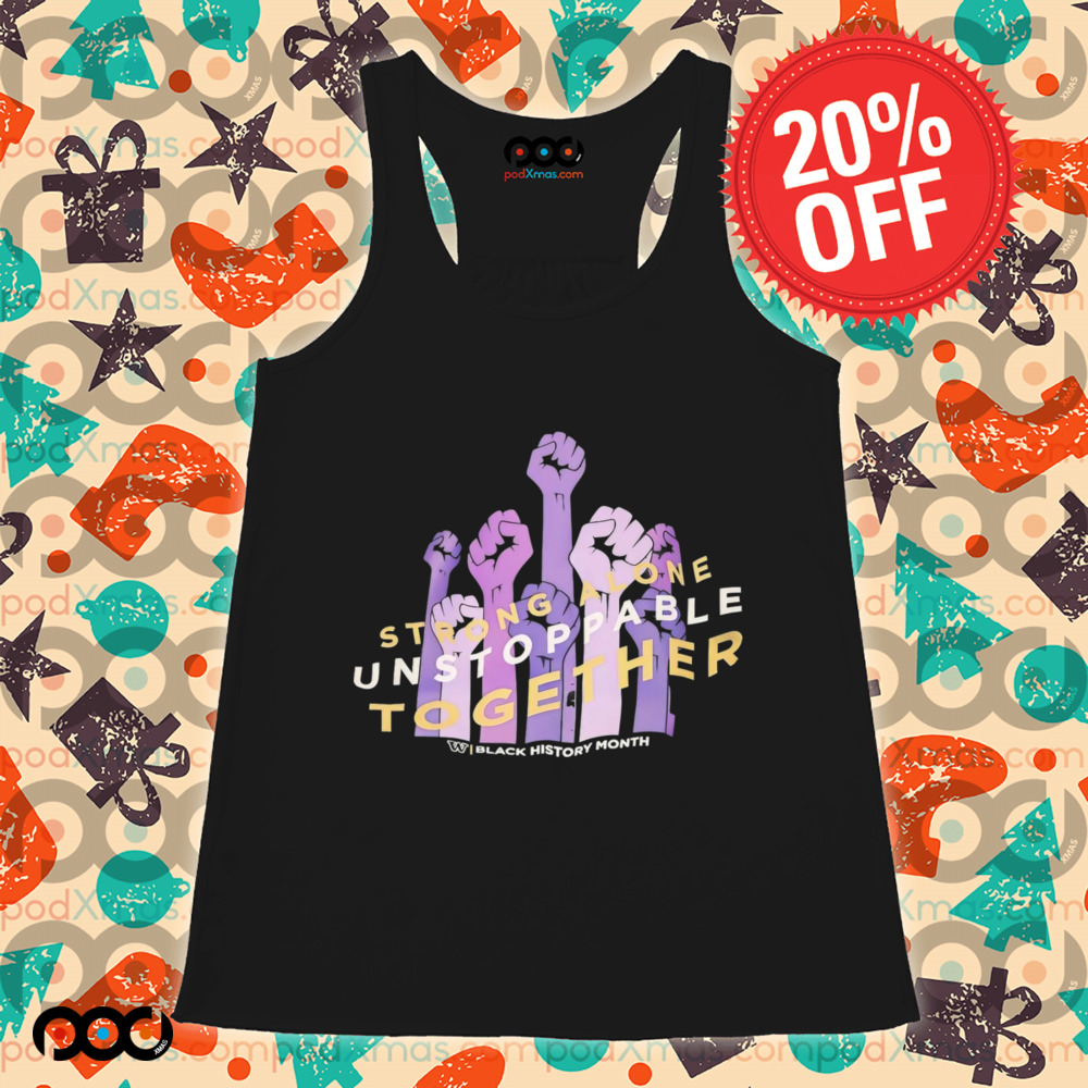 Washington Huskies strong alone unstoppable together black history month shirt