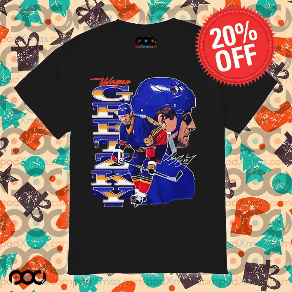 Wayne Gretzky St. Louis Blues Vertical signature shirt