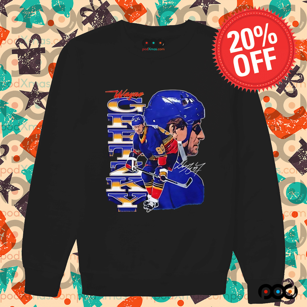 Wayne Gretzky St. Louis Blues Vertical signature shirt