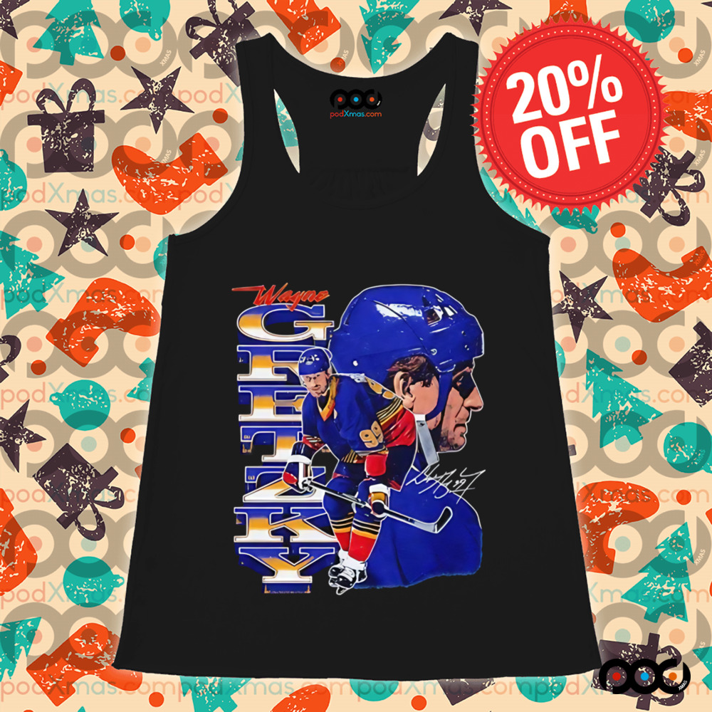 Wayne Gretzky St. Louis Blues Vertical signature shirt