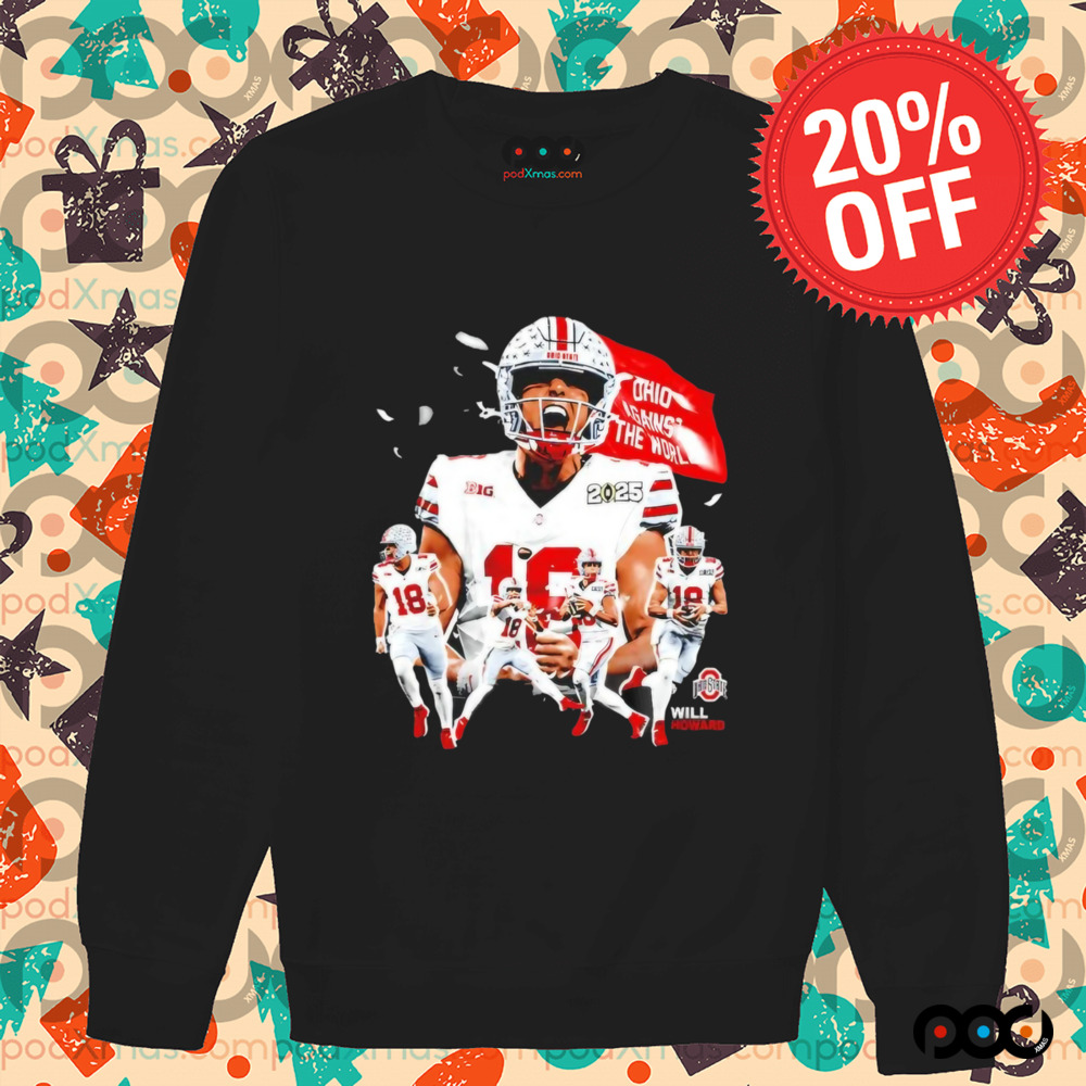 Will Howard Ohio State Buckeyes Graphic 2025 Shirt