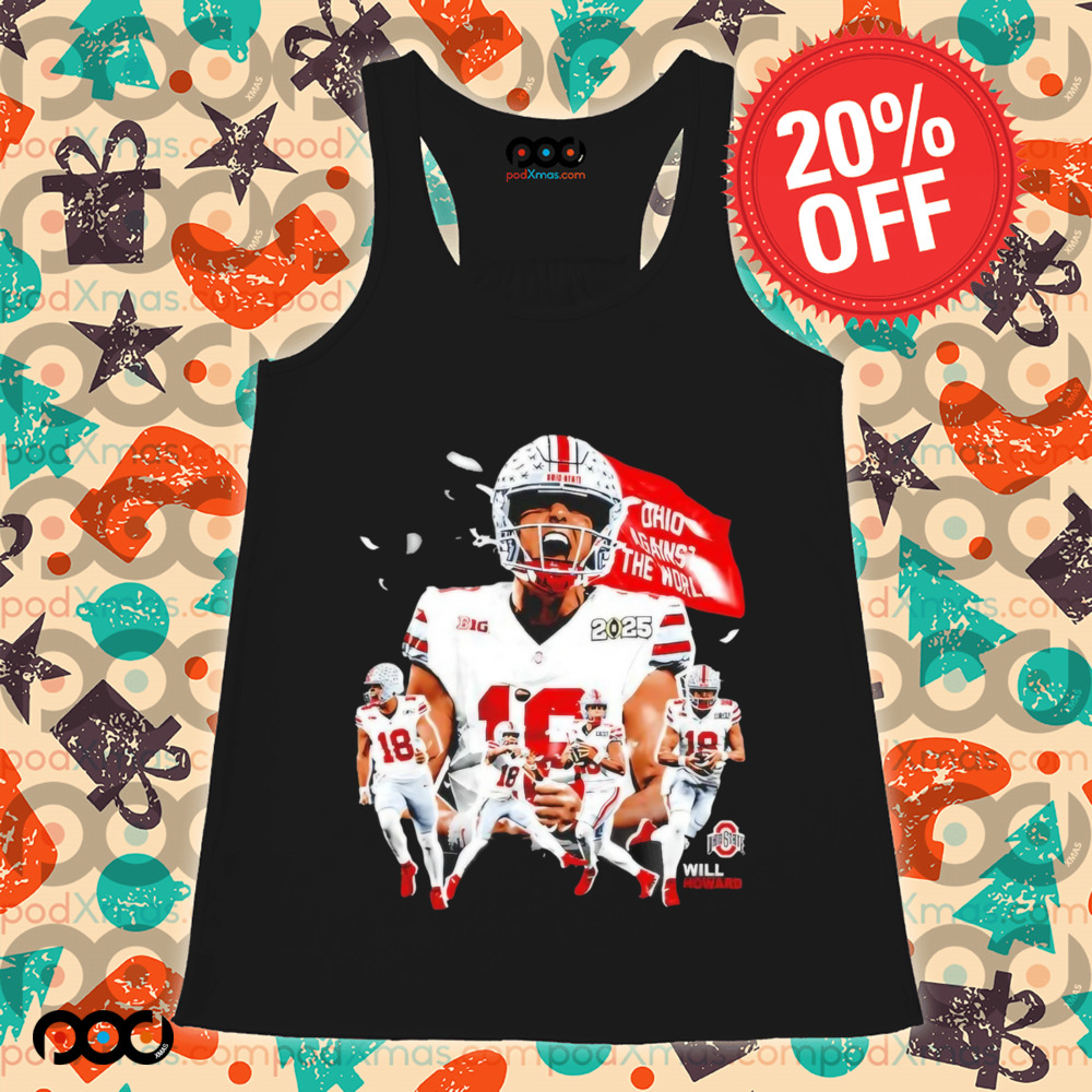 Will Howard Ohio State Buckeyes Graphic 2025 Shirt