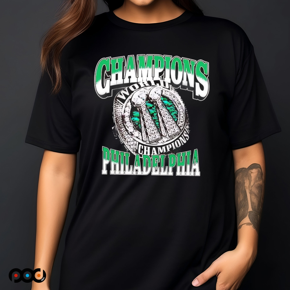World champions Philadelphia Eagles 2x-time rings shirt