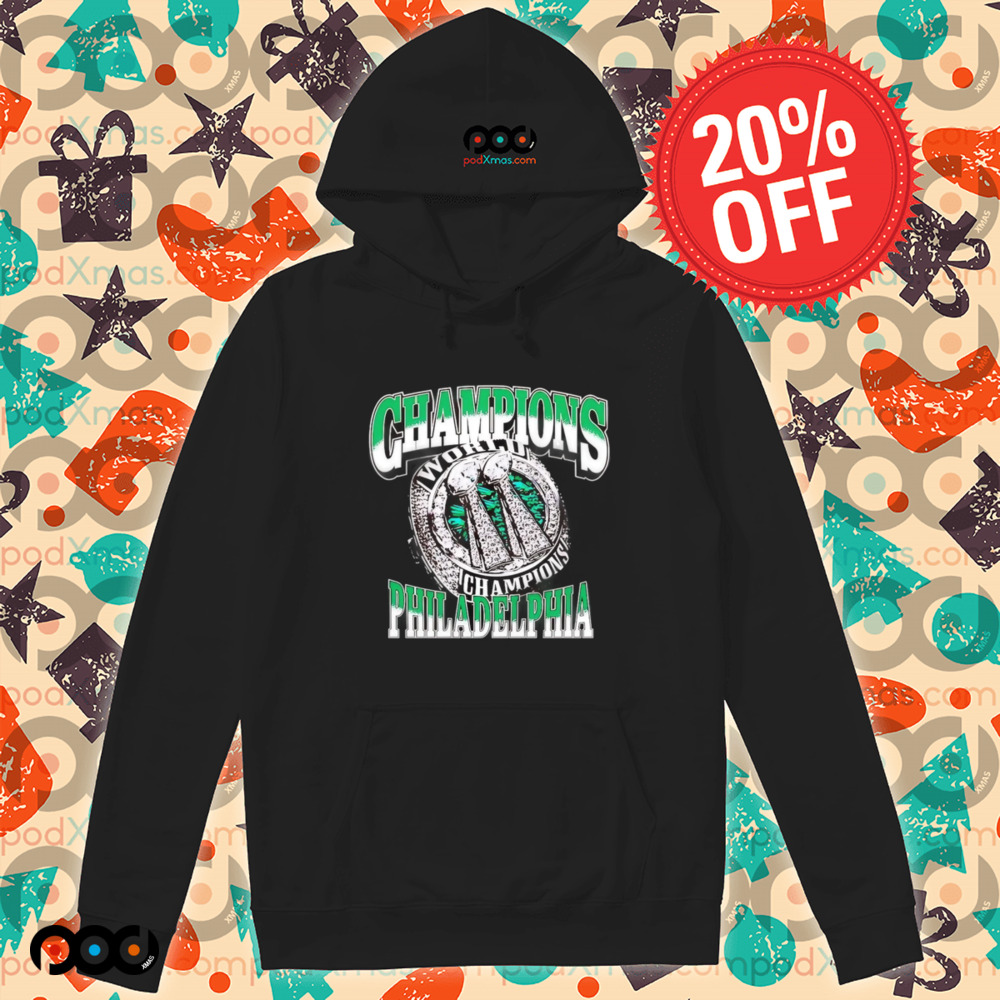 World champions Philadelphia Eagles 2x-time rings shirt