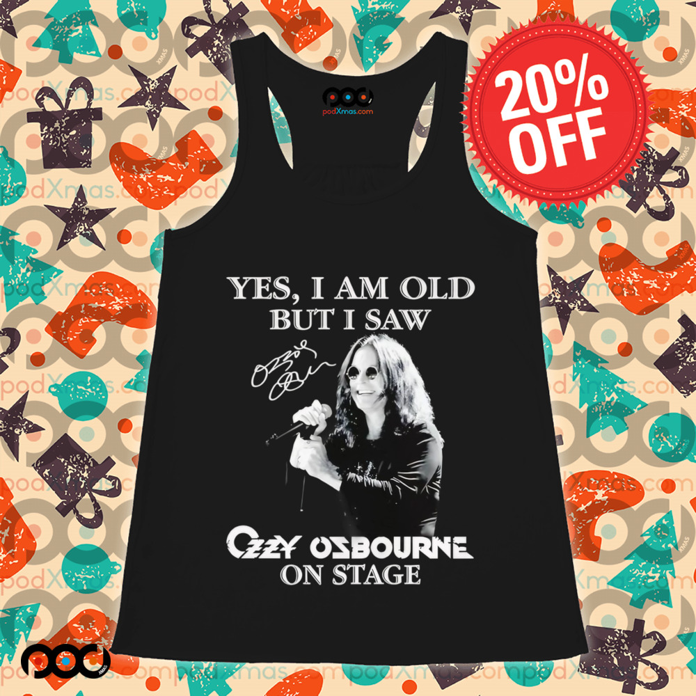 Yes I am old but I saw Ozzy Osbourne on stage shirt