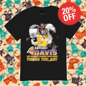 Anthony Davis X Los Angeles Lakers 2019 2025 Thank You AD Shirt