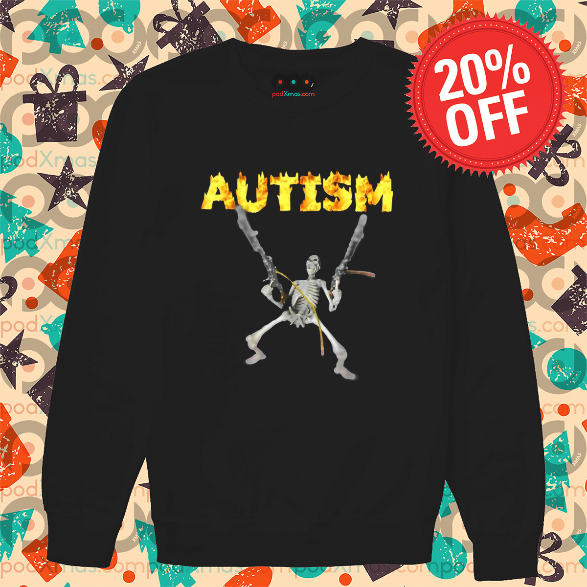 Autism Skeleton Shirt