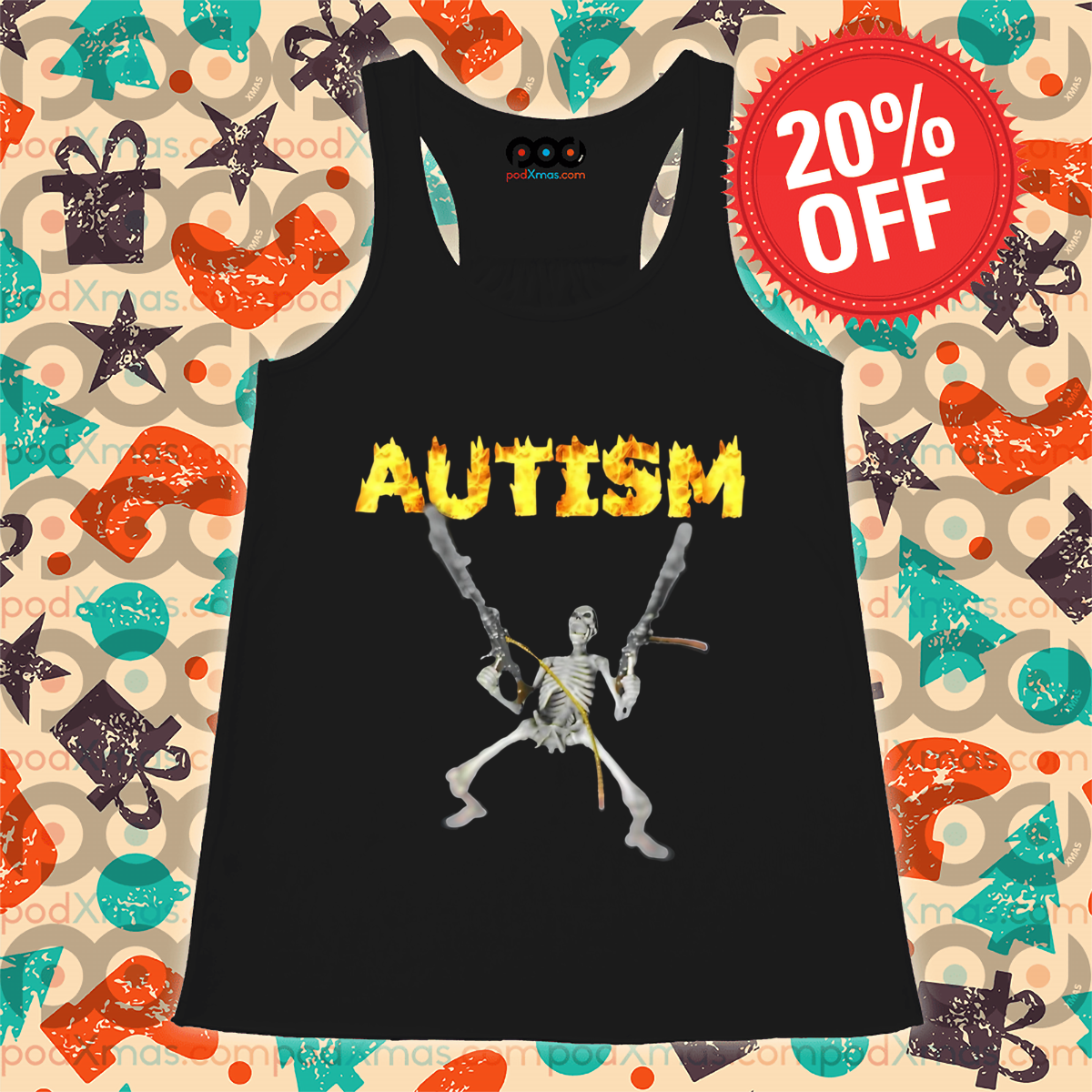 Autism Skeleton Shirt