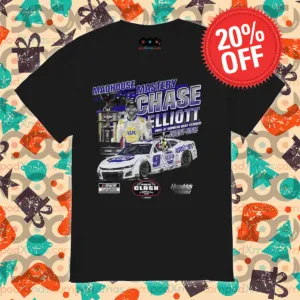 Chase Elliott 2025 Cook Out Clash At Bowman Gray Race Winner Shirt