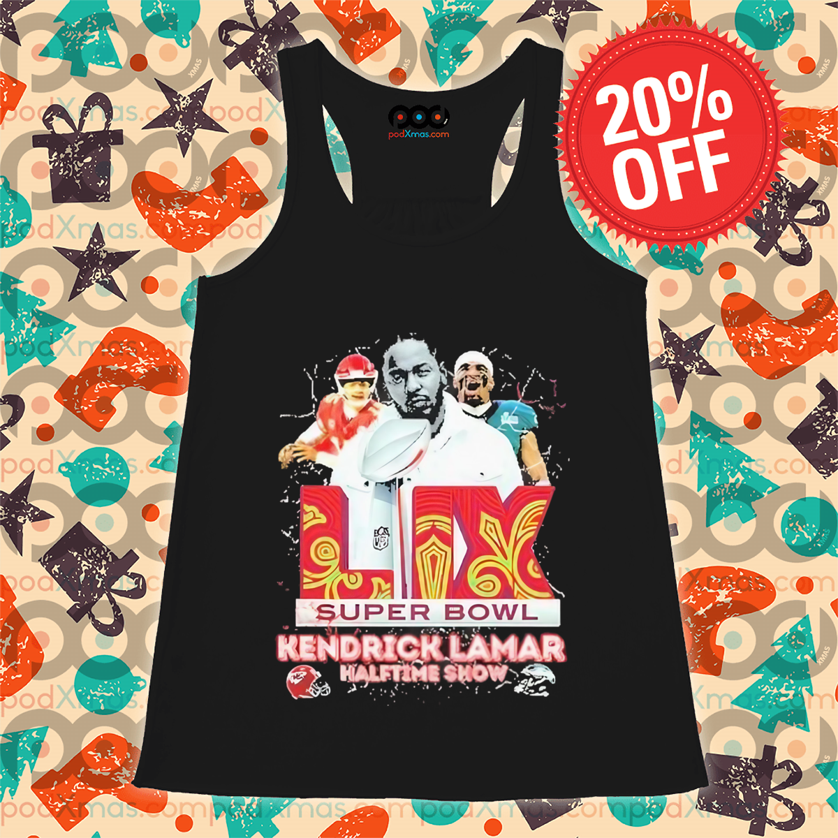 Kendrick Lamar Super Bowl LIX Halftime Show Eagles Vs Chiefs Shirt