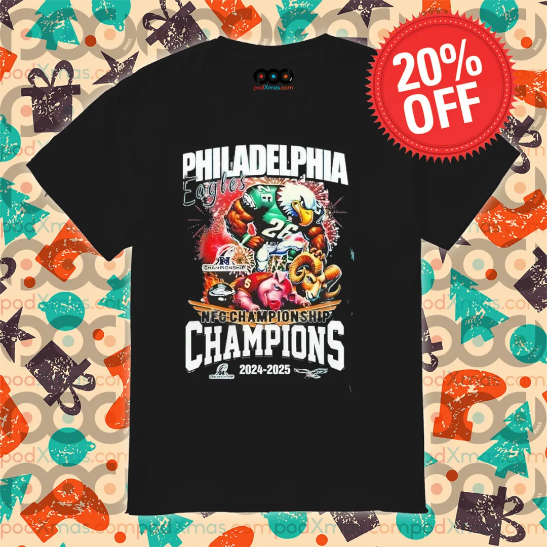 NFC Championship Champions 2024 2025 Eagles Shirt