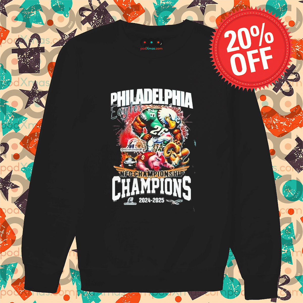 NFC Championship Champions 2024 2025 Eagles Shirt