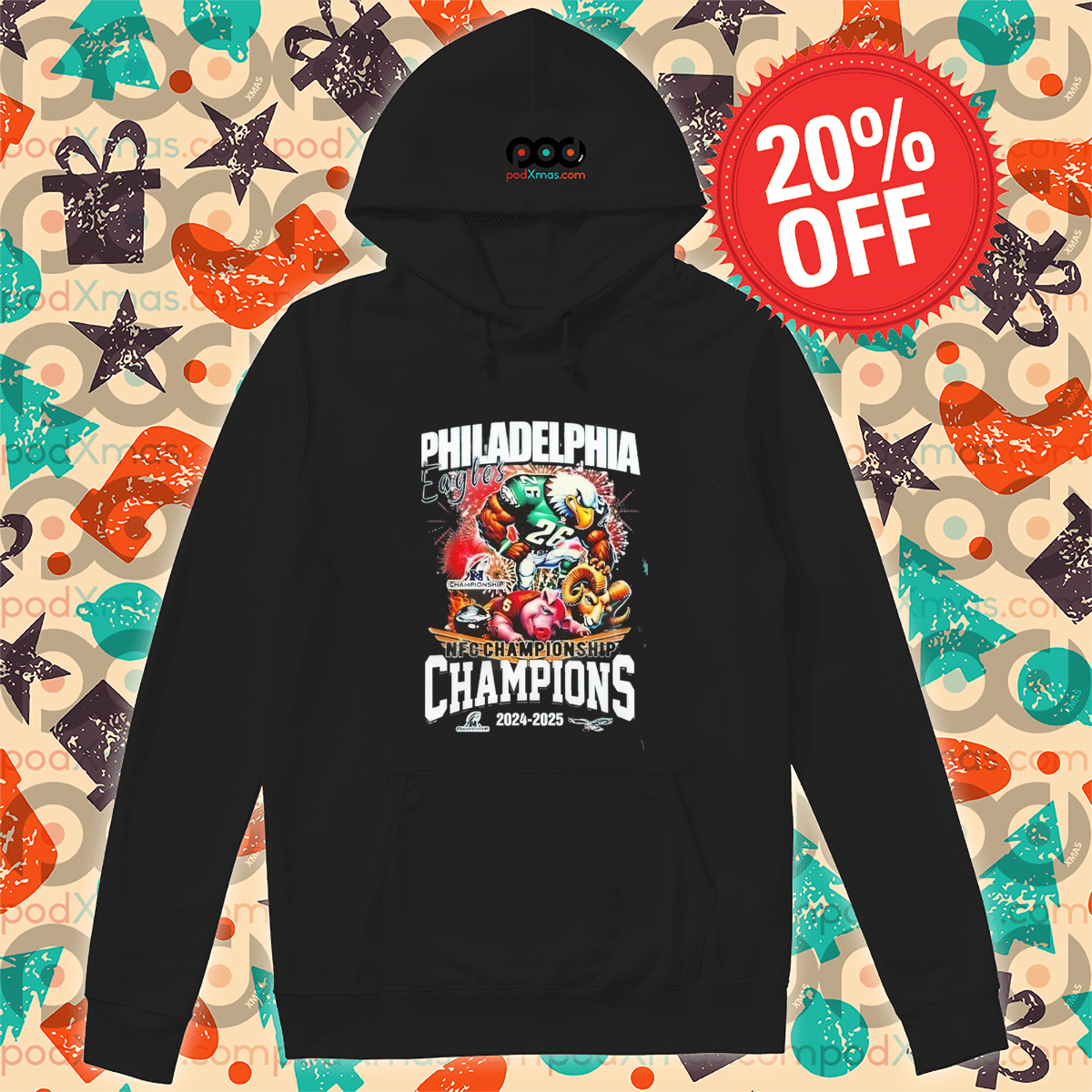 NFC Championship Champions 2024 2025 Eagles Shirt