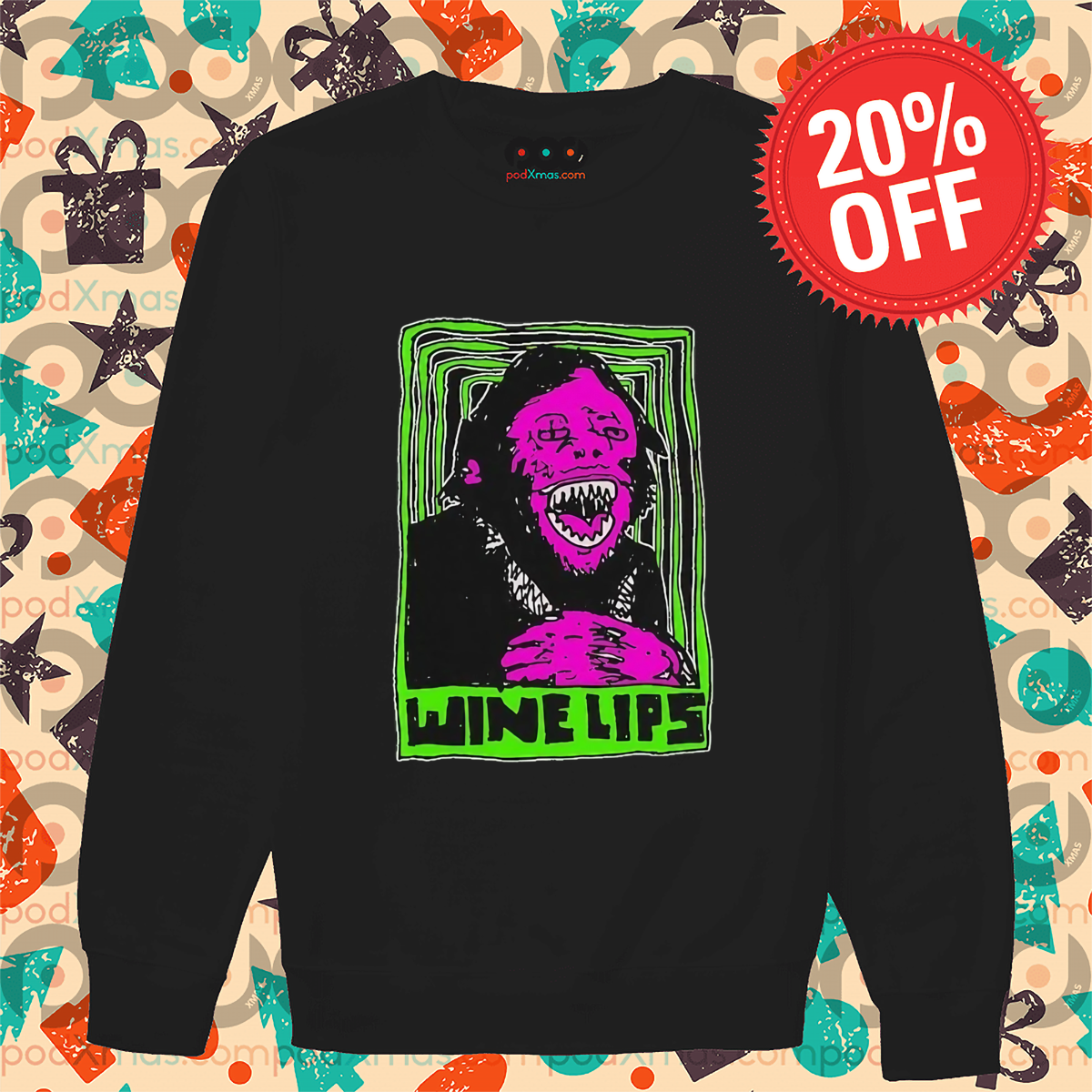 Wine Lips Psych Gorilla Shirt
