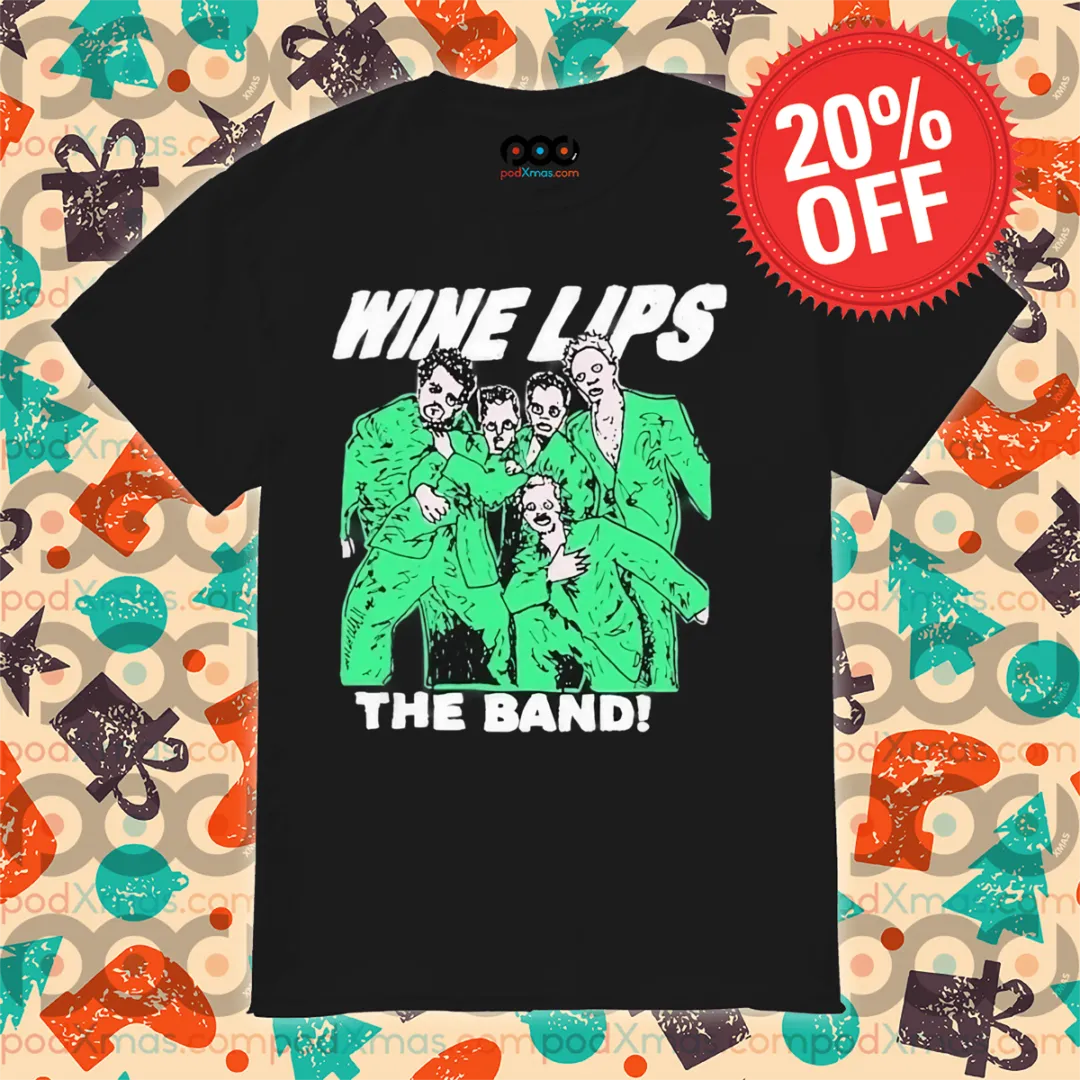 Wine Lips The Band NSYNC Shirt
