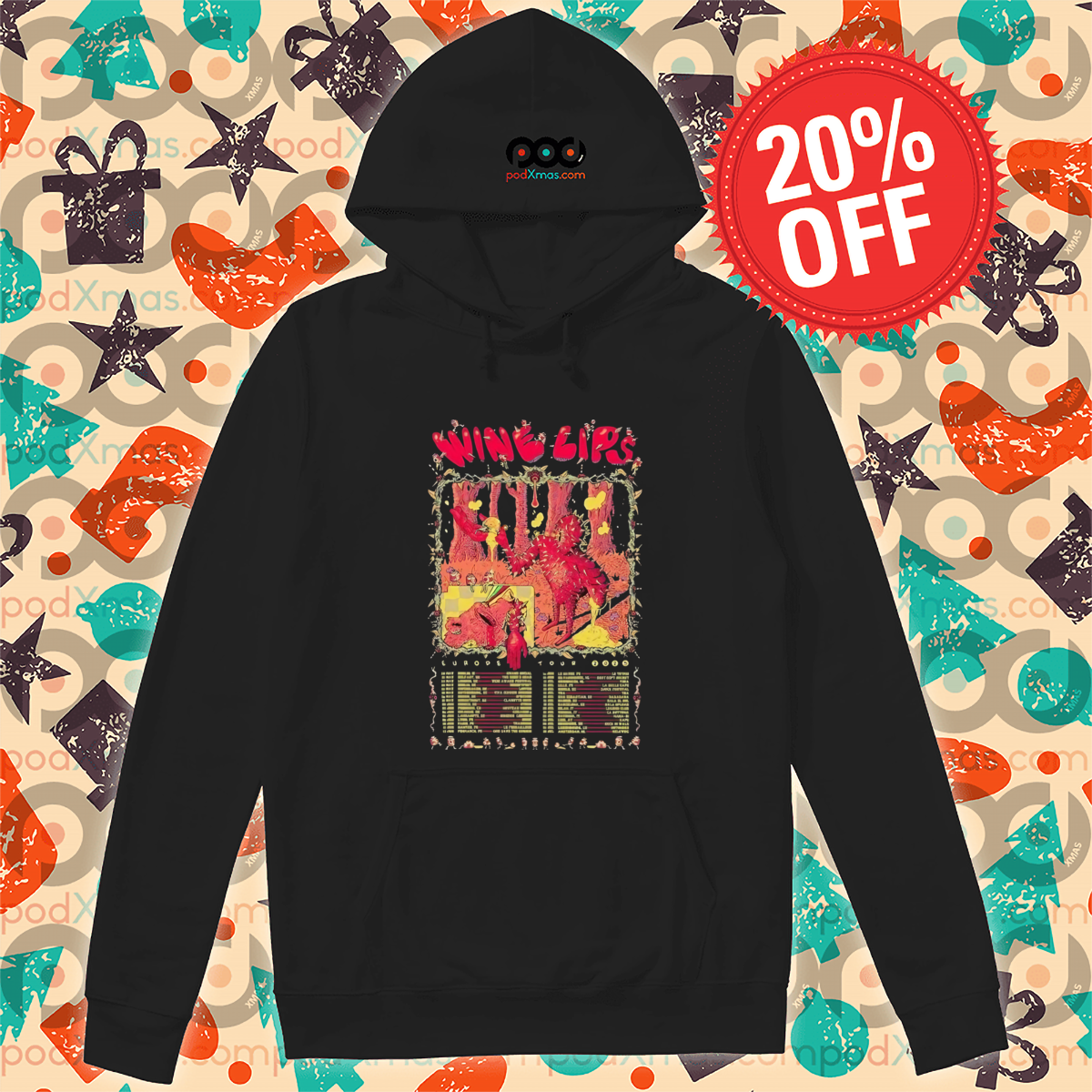 Wine Lips Tour Europe 2025 Shirt