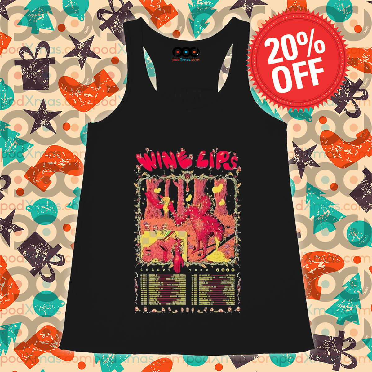 Wine Lips Tour Europe 2025 Shirt
