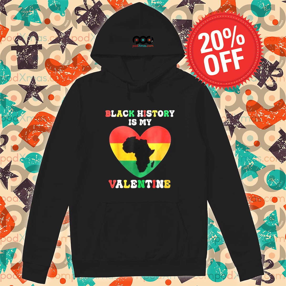 Black History Is My Valentine Heart Black History Month Shirt