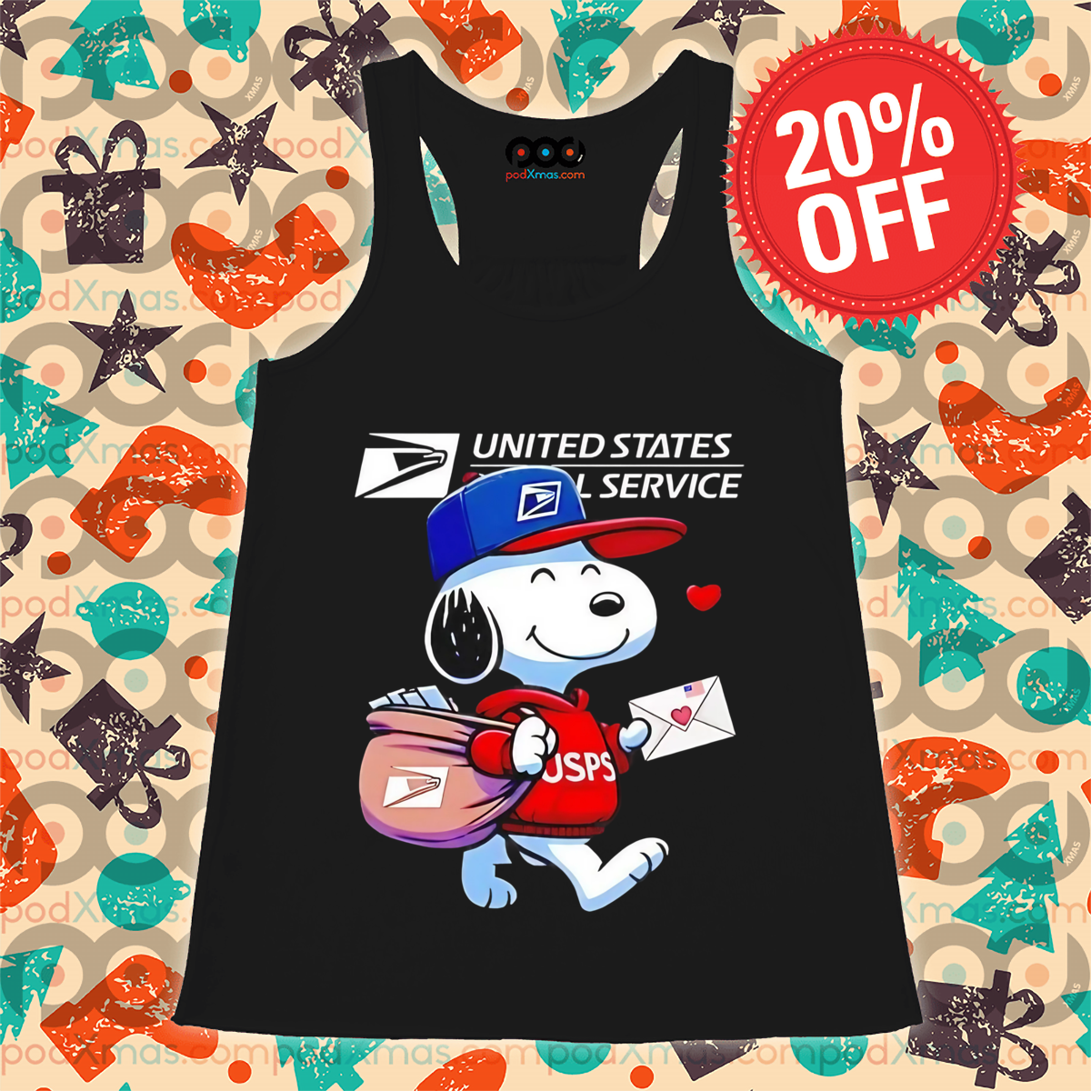Snoopy United States Postal Service Shirt