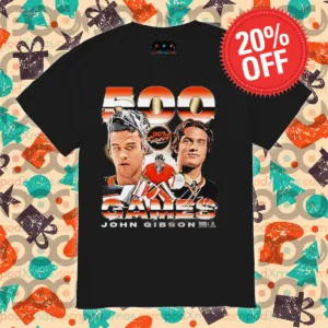 John Gibson Anaheim 500th Games Vintage Shirt