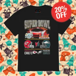 Kansas City Chiefs Philadelphia Eagles Super Bowl 59 2025 Shirt