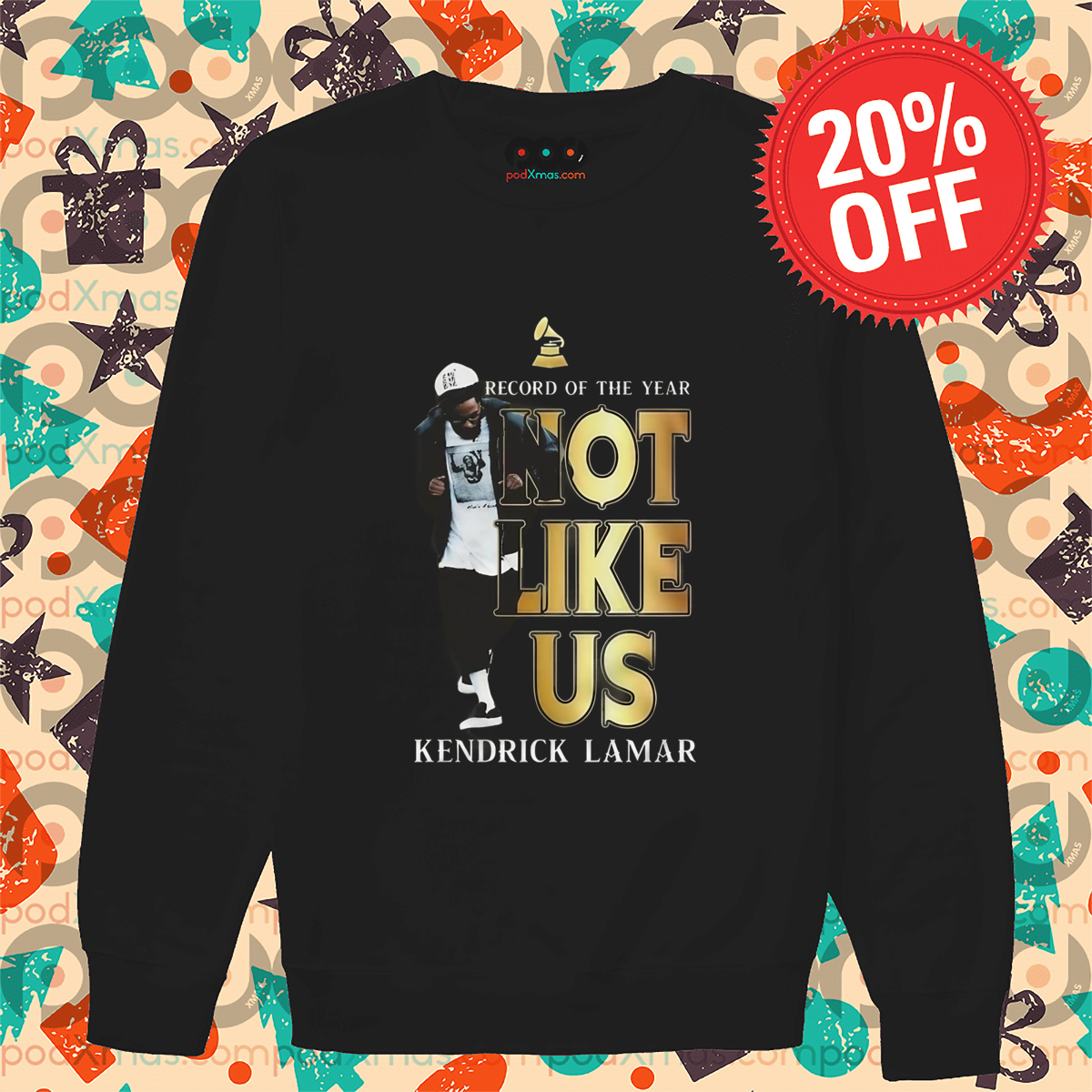 Kendrick Lamar Not Like Us Record Of The Year Shirt