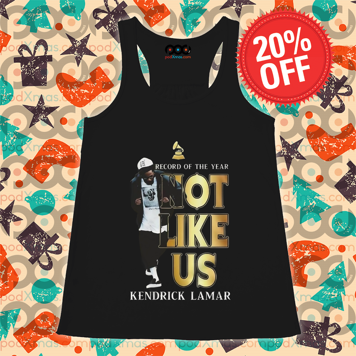 Kendrick Lamar Not Like Us Record Of The Year Shirt