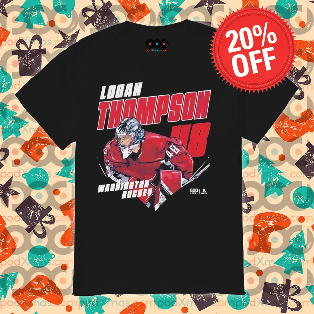 Logan Thompson Washington Hockey Diamond Shirt