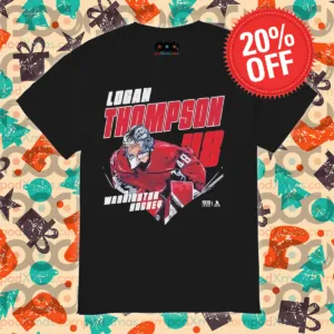 Logan Thompson Washington Hockey Diamond Shirt