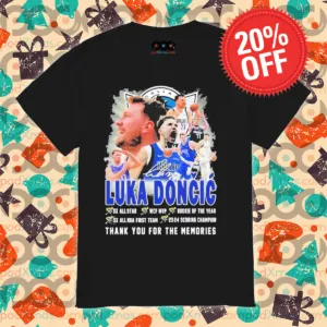 Luka Doncic Dallas Basketball Thank You For The Memories Signature Shirt