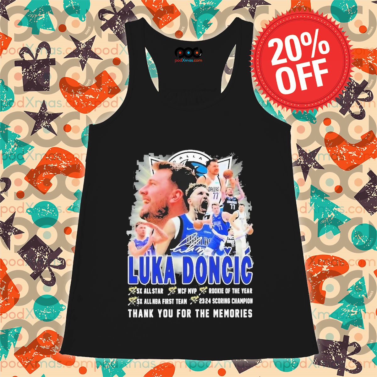 Luka Doncic Dallas Basketball Thank You For The Memories Signature Shirt