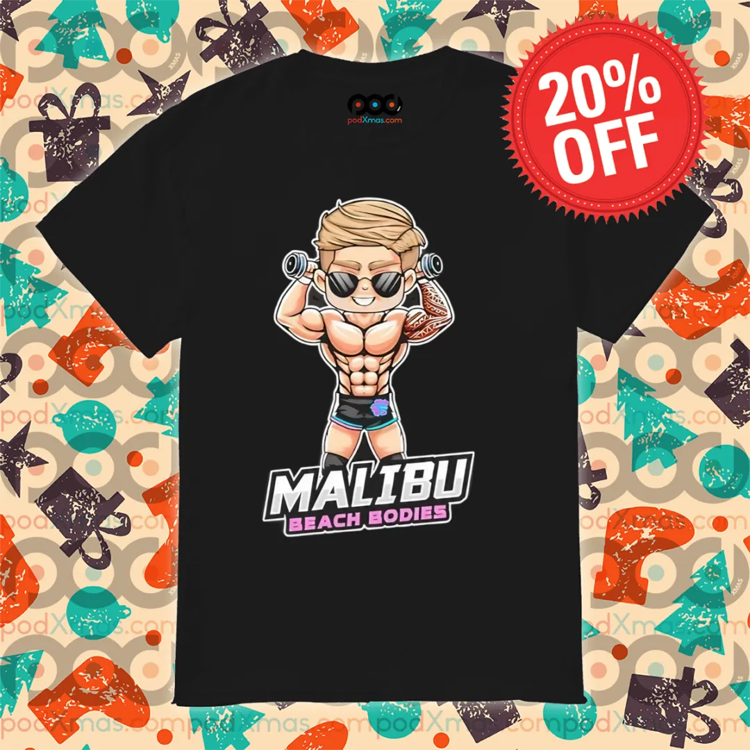 Malibu Beach Bodies Cartoon Shirt