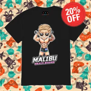 Malibu Beach Bodies Cartoon Shirt