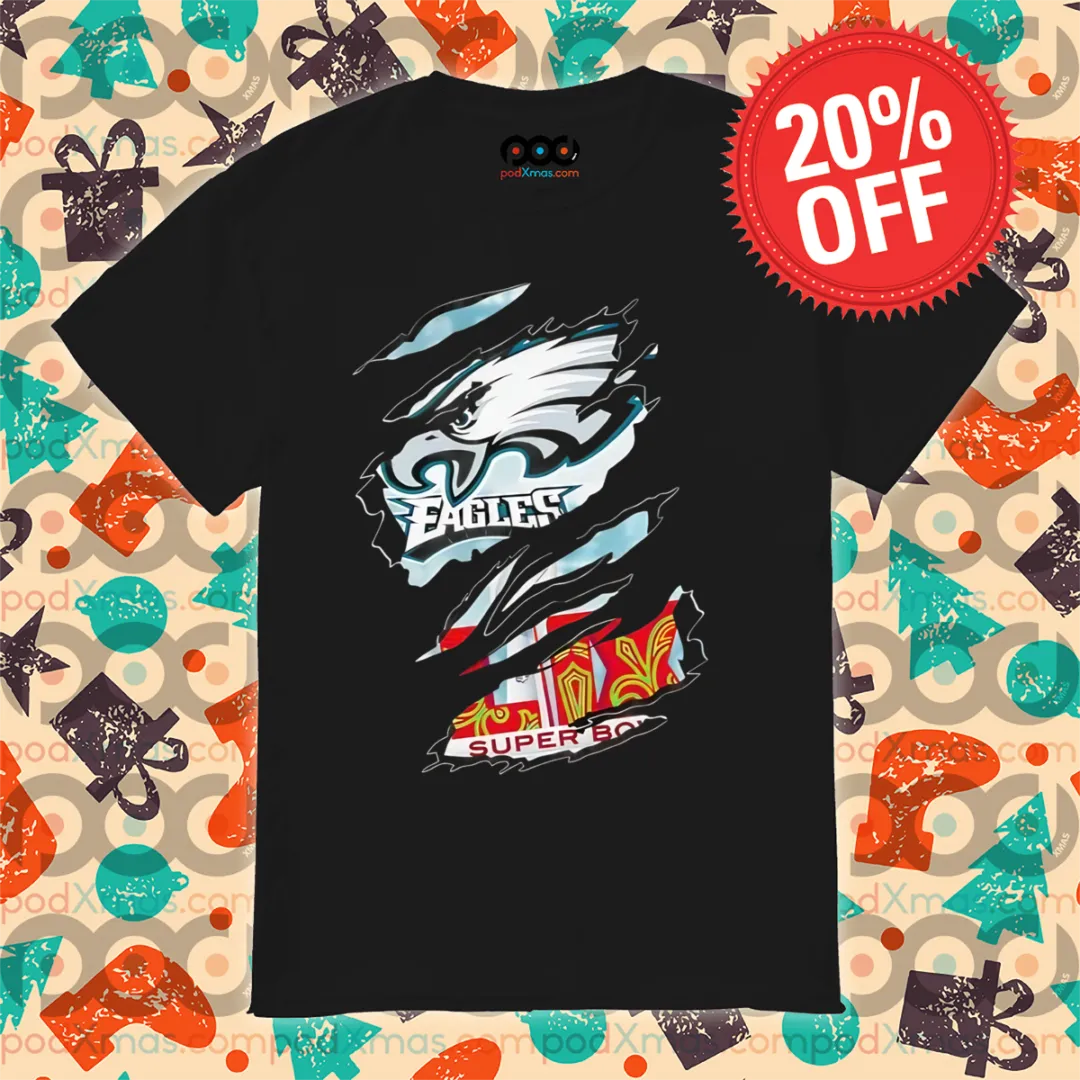 Philadelphia Eagles Philly Scratch Super Bowl LIX 2025 Shirt