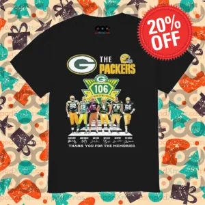 The Green Bay Packers 106th Thank You For The Memories 1925 2025 Signatures Shirt