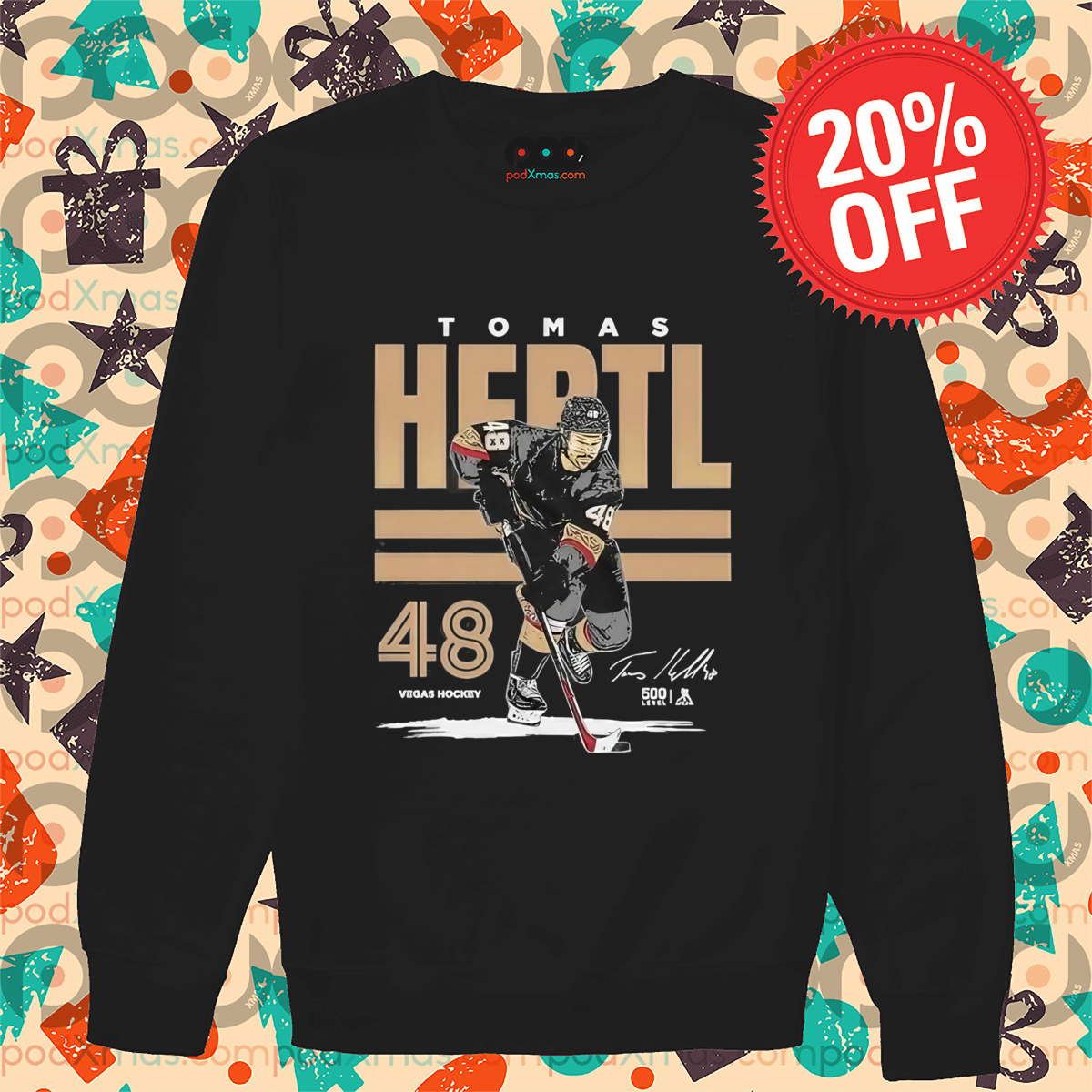 Tomas Hertl Vegas Hockey Poster Shirt