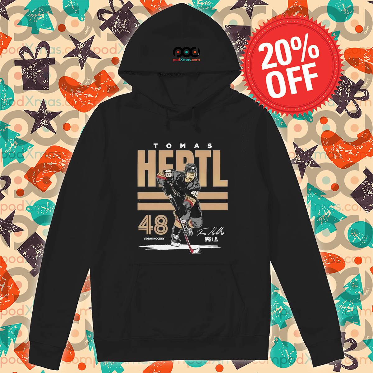 Tomas Hertl Vegas Hockey Poster Shirt