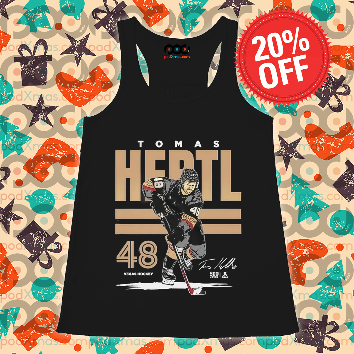Tomas Hertl Vegas Hockey Poster Shirt