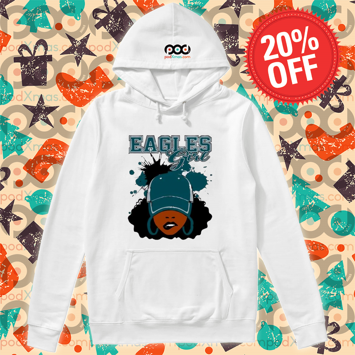 Eagles African American Girl Eagles Super Bowl LIX Champions 2025 Shirt