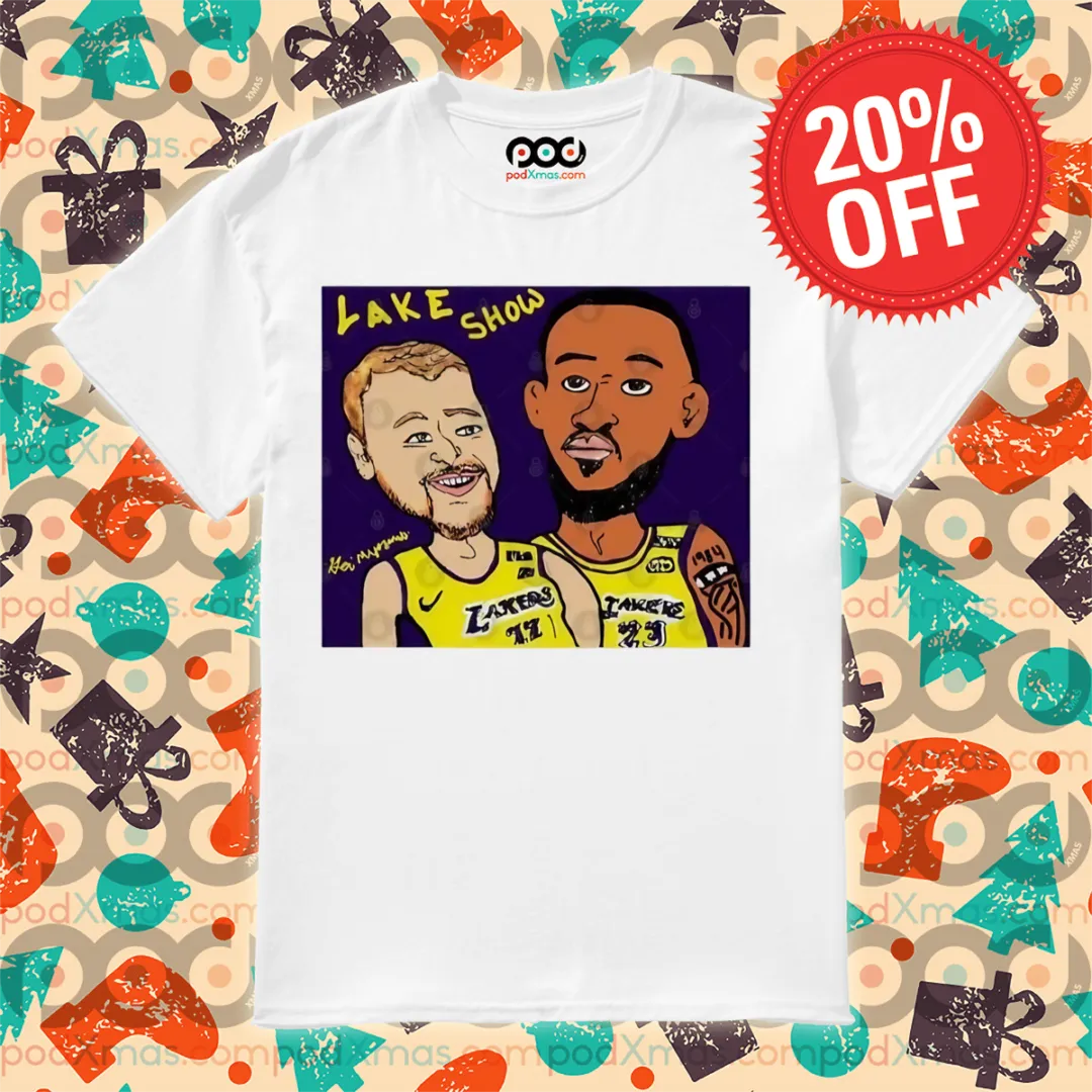 Laker Show LeBron James and Luka Doncic Shirt